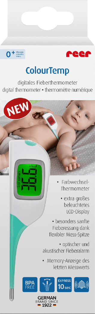 Reer termomeeter digitaalne suure ekraaniga ColourTemp
