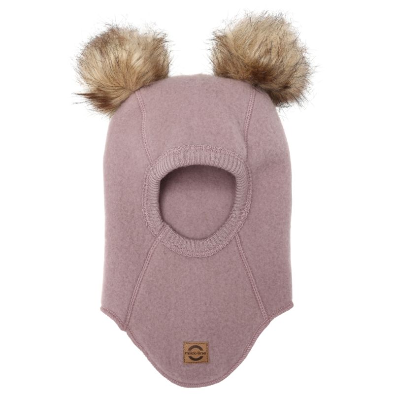 Mikk-line meriino tuukrimüts Pom Pom- Twilight Mauve