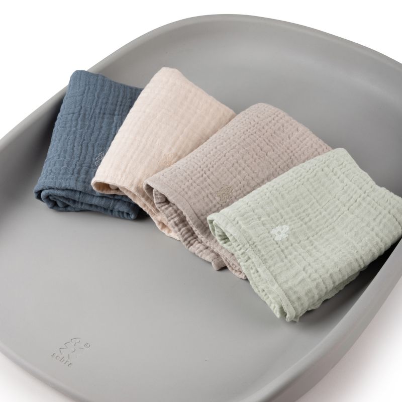 Sebra 6-kihilisest musliinist mähkimisaluse kate 2 tk