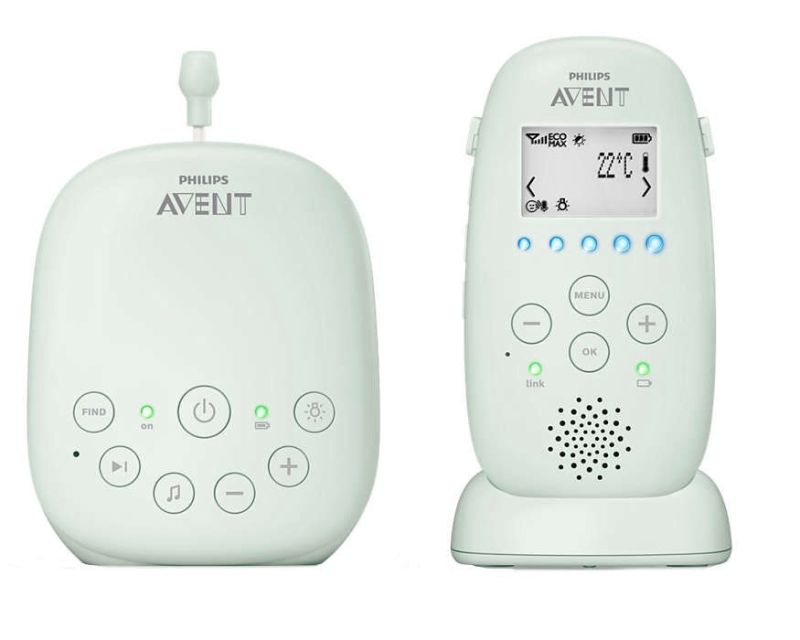 Philips Avent beebimonitor Dect. (heli ja temperatuur)