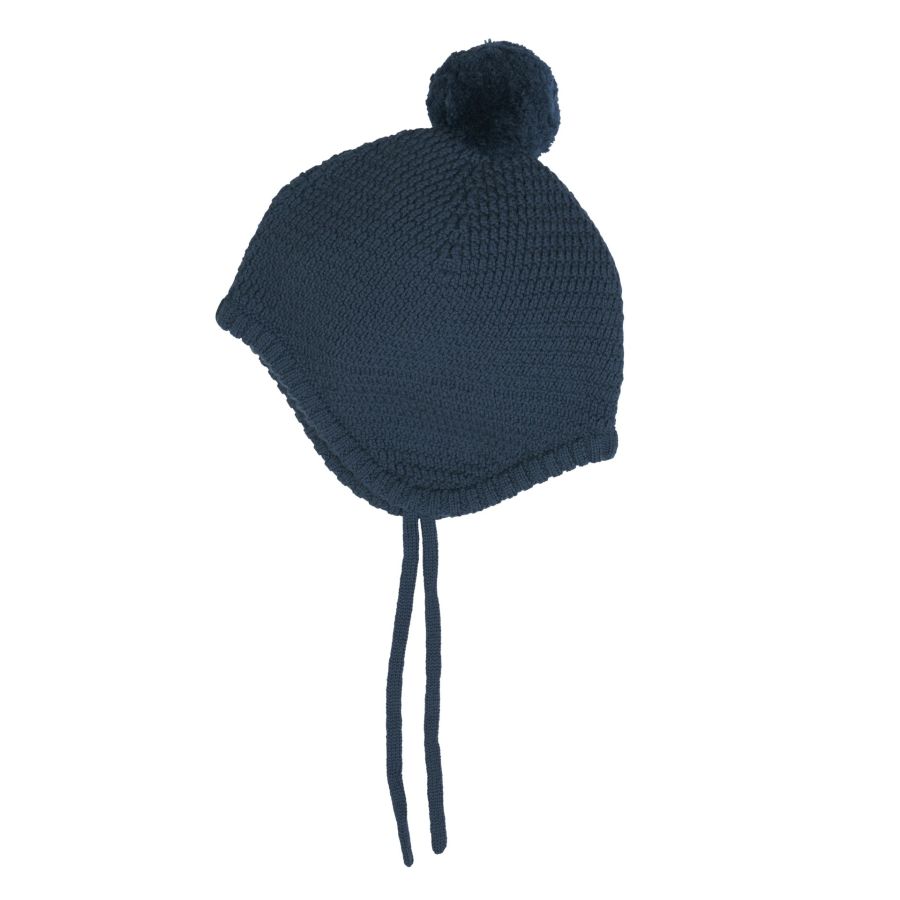 Voksi Wool meriinovillane müts Honeycomb Poppy Blue