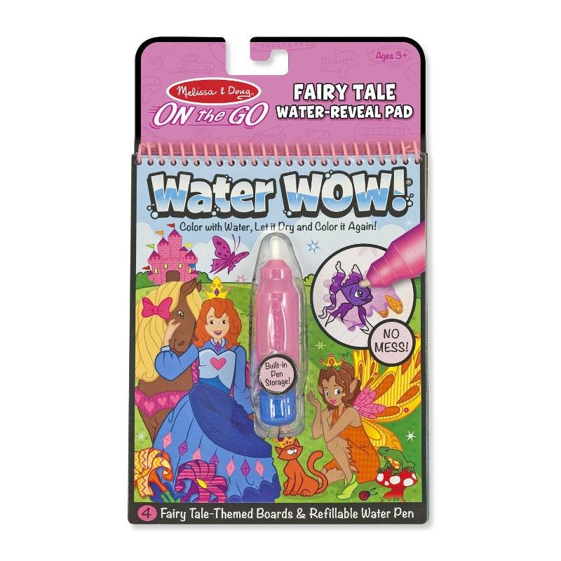 Melissa & Doug Water Wow! veepliiatsiga värviraamat Muinasjutud