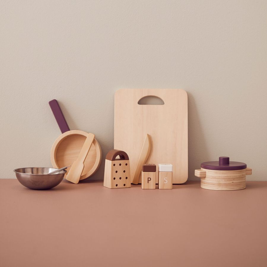 Kids Concept puidust nukunõude köögikomplekt Bistro