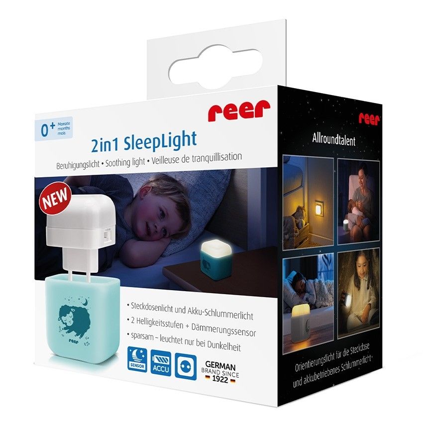 Reer 2in1 SleepLight - mint öölamp LED-tuled