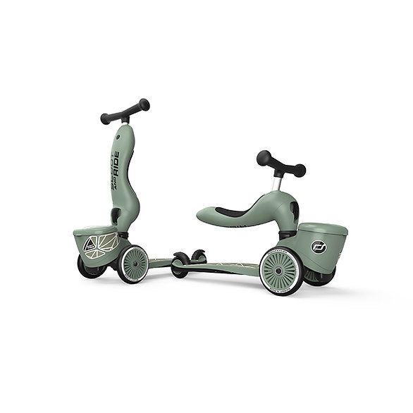 Scoot and Ride ratas Highwaykick 1 Lifestyle Green lines
