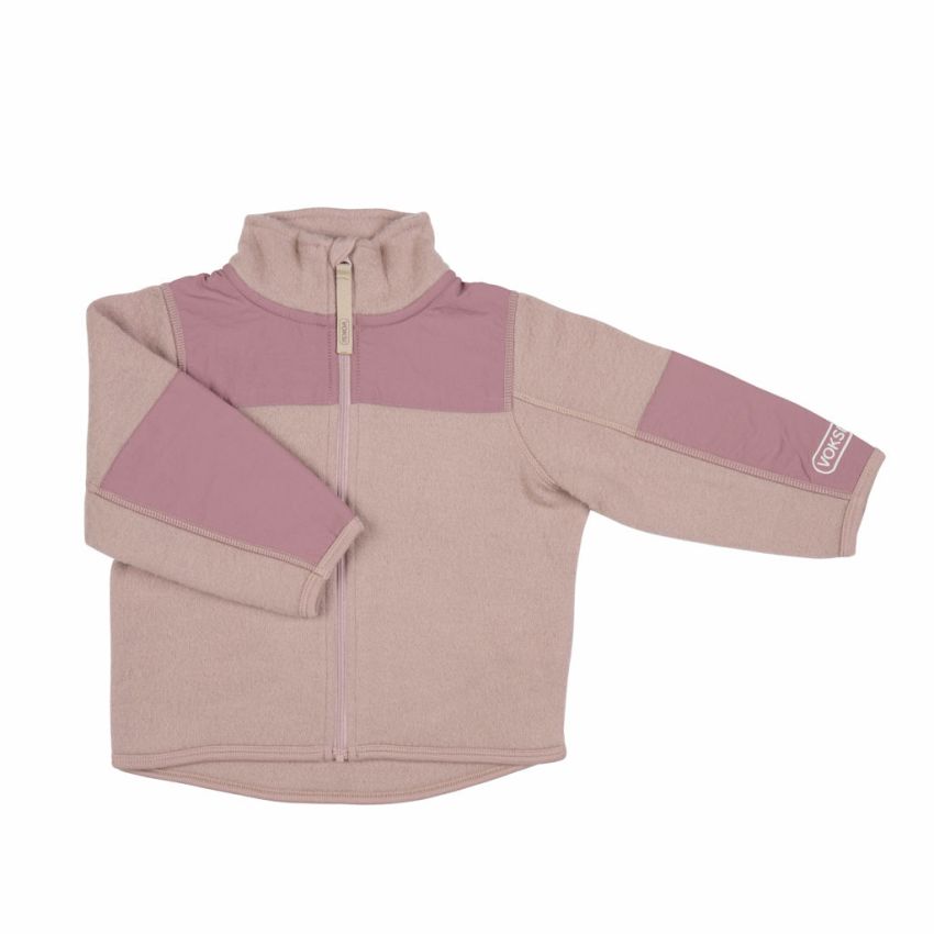 Voksi Wool meriinofliisist jakk Soft Grape