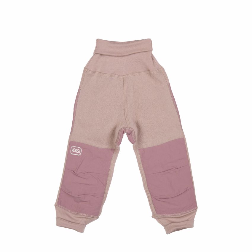 Voksi Wool meriinofliisist püksid Soft Grape