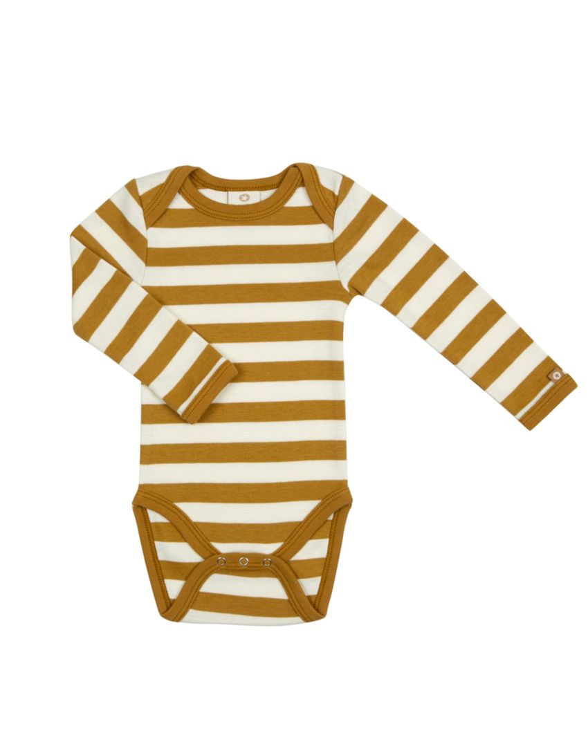SmallStuff body pikkade varrukatega Hazel/Off White