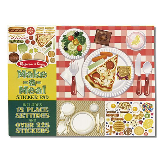 Melissa & Doug kleepsuraamat ja 225+ kleepsu Lauakatmine