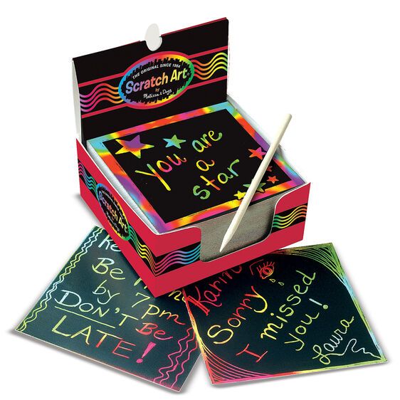 Melissa & Doug mini märkmepaberite komplekt Vikerkaar
