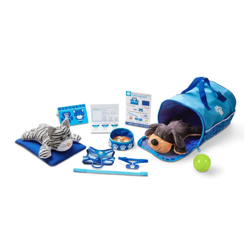 Melissa & Doug lemmiklooma reisikomplekt