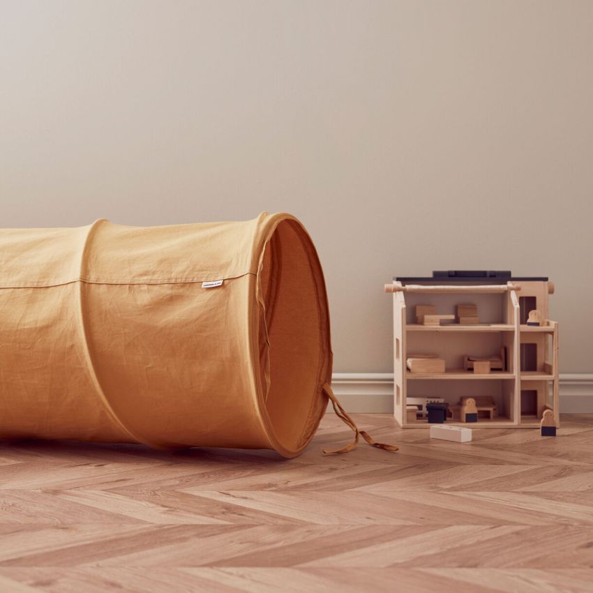 Kids Concept mängutunnel Linane sinepikollane