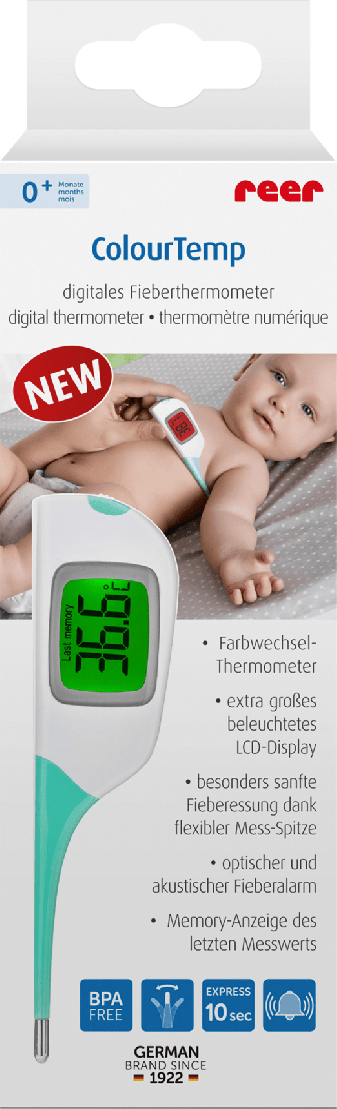 Reer termomeeter digitaalne suure ekraaniga ColourTemp
