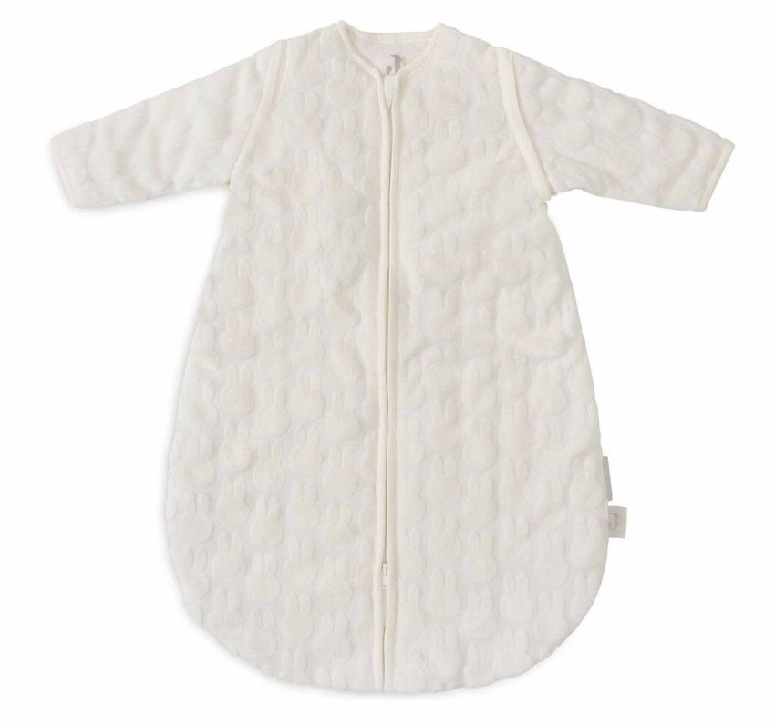 Jollein beebi magamiskott eemaldatavate varrukatega Miffy Jacquard Ivory