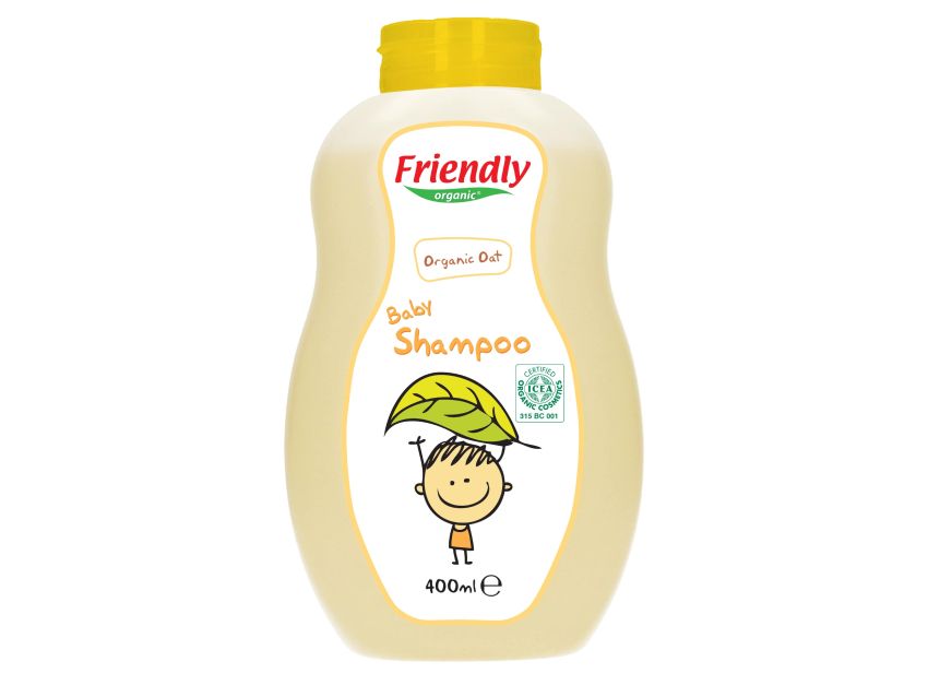 Friendly Organic seebivaba orgaaniline 2in1 juuste- ja kehapesuvahend rahustava kaeraekstraktiga, 400 ml
