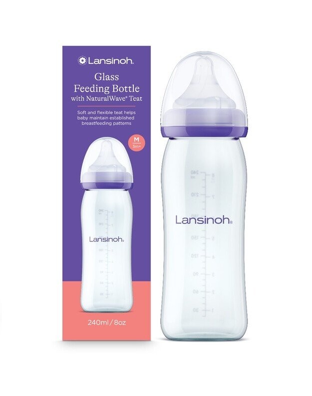 Lansinoh lutipudel klaasist 240ml