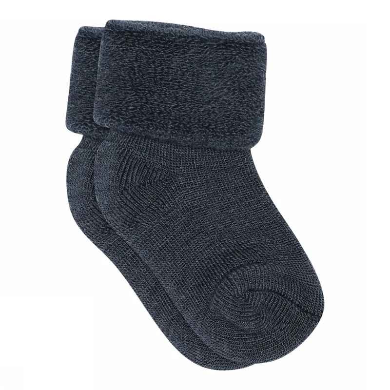 MP meriinovillased beebisokid Dark Denim Melange