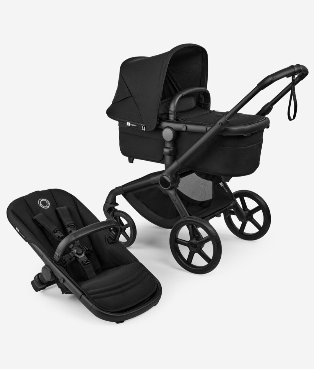 Bugaboo Fox 5 Renew 2in1 vankrikomplekt Black/Heritage Black/Heritage Black