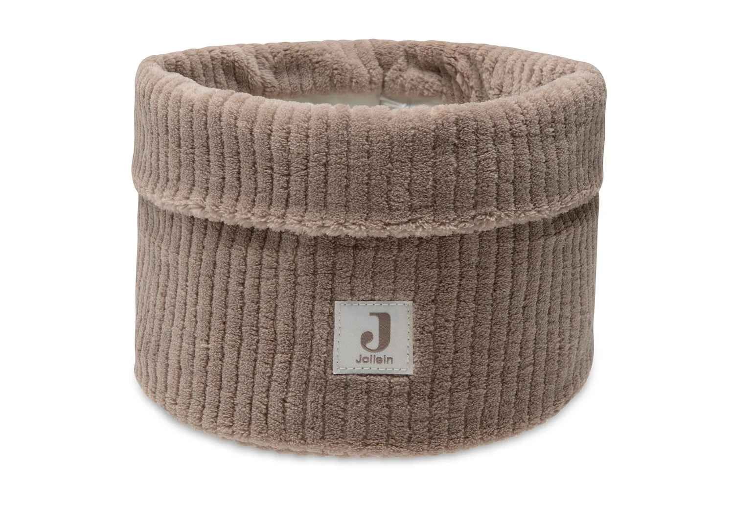 Jollein mähkimislaua korv Cloudy Rib Milky Coffee